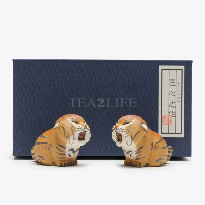 Yixing Zisha Lucky Little Tiger Tea Pet