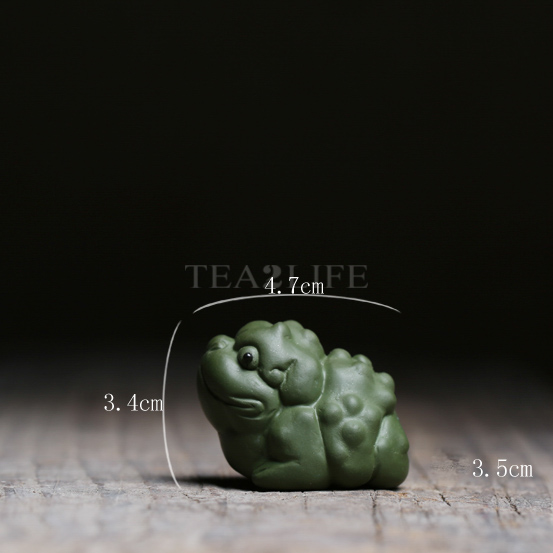 Yixing Zisha Green Clay Three-legged Golden Toad