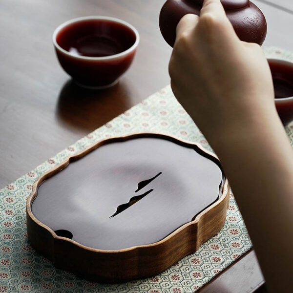 Small Handmade Bamboo Kung Fu Tea Tray