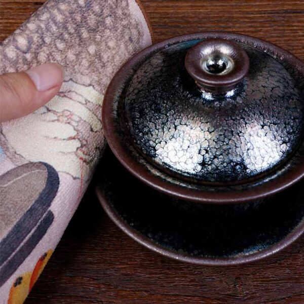 Zen Chinese Tea Cloth Thickened