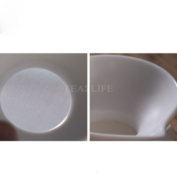 Dehua White Porcelain Tea Drainer Set