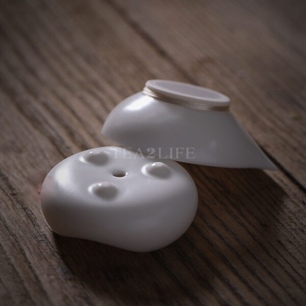 Dehua White Porcelain Tea Drainer Set