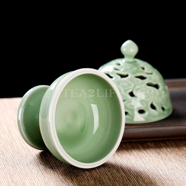 Celadon Glazed Pottery Censer 8 - Tea2Life