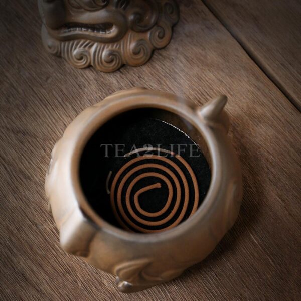 Delicate Pixiu Dehua Ceramic Censer 6 - Tea2Life