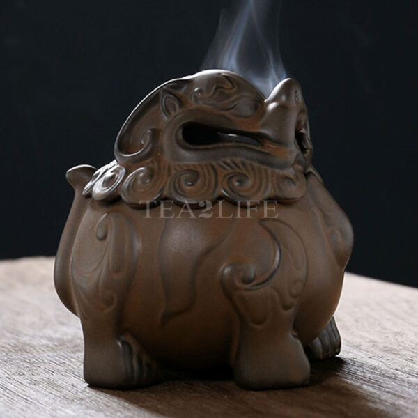 Delicate Pixiu Dehua Ceramic Censer 8 - Tea2Life