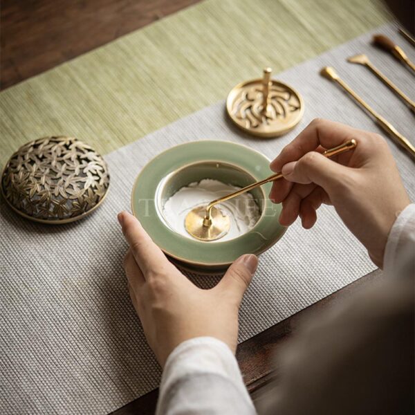 Yue Ware Celadon Incense Set 3 - Tea2Life