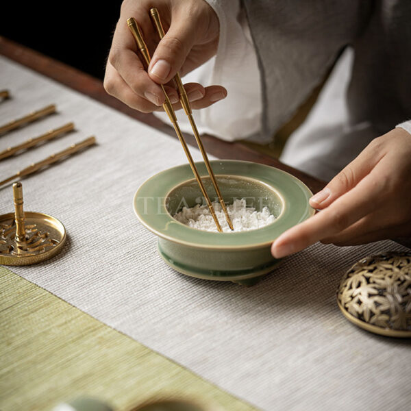 Yue Ware Celadon Incense Set 6 - Tea2Life