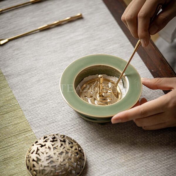 Yue Ware Celadon Incense Set 7 - Tea2Life