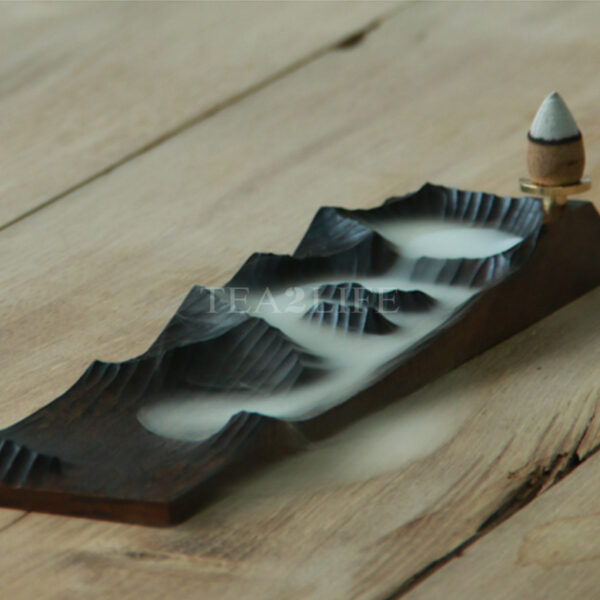 Sea of Clouds| Hand-carved Wooden Incense Burner 1 - Tea2Life