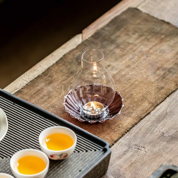 Zen Hand-blown Glass Candle Holder 6 - Tea2Life