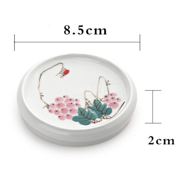 Jingdezhen Ceramic Hand-painted Lid Holder 10 - Tea2Life