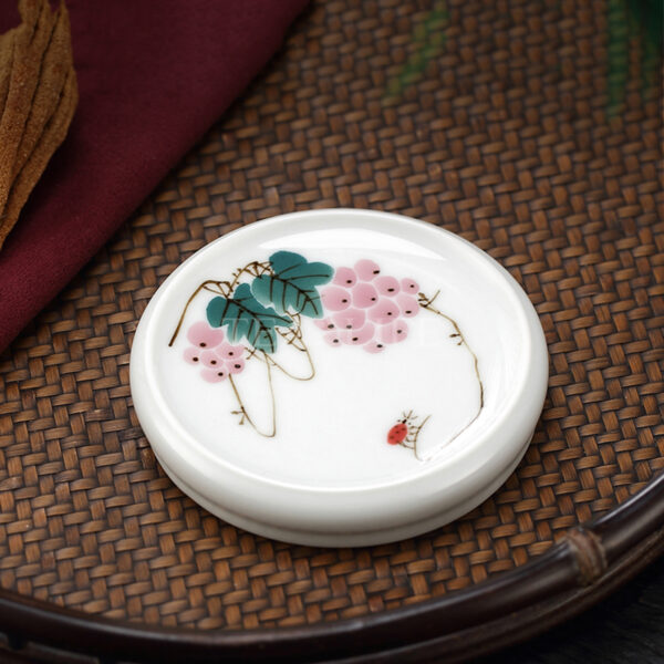 Jingdezhen Ceramic Hand-painted Lid Holder 11 - Tea2Life