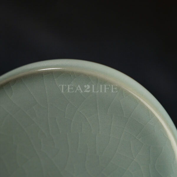 Jingdezhen Handmade Ru kiln Ice-Cracked Glaze Lid Holder 4 - Tea2Life