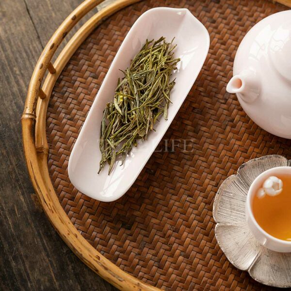 Lotus Leaf Shaped Glazed Porcelain Tea Scoop 3 - Tea2Life