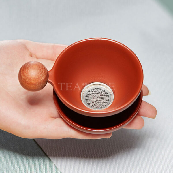 Yixing Zhisha Handmade Tea Strainer 7 - Tea2Life