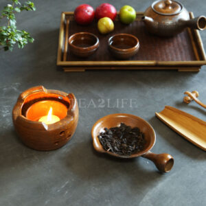Coarse Pottery Variable Glaze Tea Roasting Stove Set