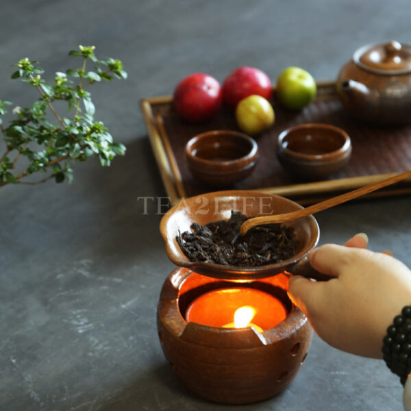 Coarse Pottery Variable Glaze Tea Roasting Stove Set 6 - Tea2Life