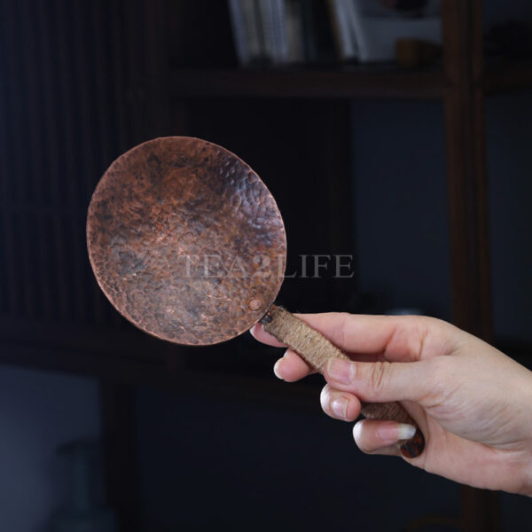 Hand Hammered Copper Roasting Plate with Coarse Pottery Stove Set 4 - Tea2Life