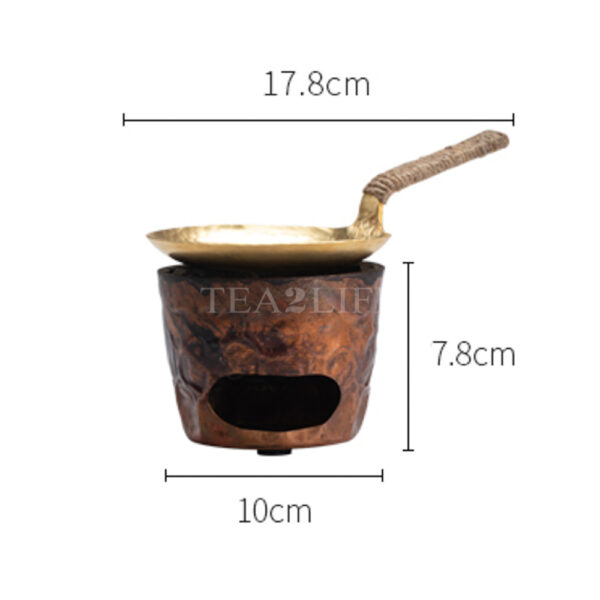 Handmade Brass/Copper Tea Roasting Stove 11 - Tea2Life