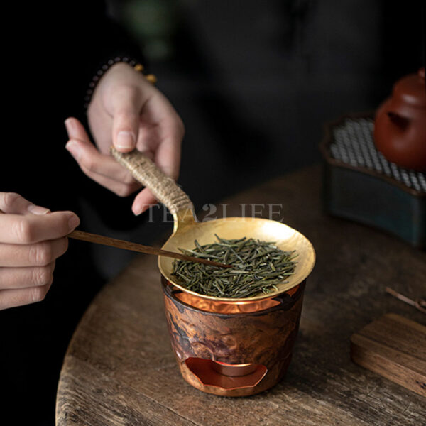 Handmade Brass/Copper Tea Roasting Stove 8 - Tea2Life