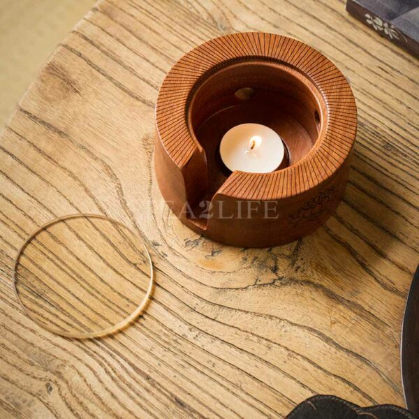 Red Sandalwood Tea Warmer Candle Heating 9 - Tea2Life