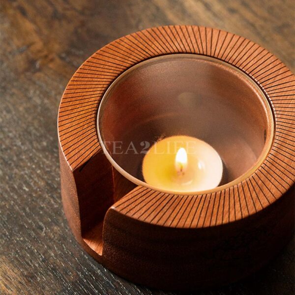 Red Sandalwood Tea Warmer Candle Heating 2 - Tea2Life