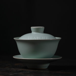 Ru Ware/Kiln Ceramic Gaiwan - Blue Glaze