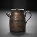 Handmade Iron-glazed Gilt Ceramic Teapot