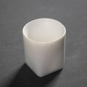 Ru Ware/Kiln Crackle Glaze Square Porcelain Tea Cup