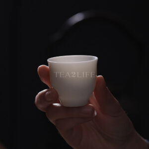 Japanese White Porcelain Tea Cup