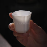 Dehua White Porcelain Square Tea Cup