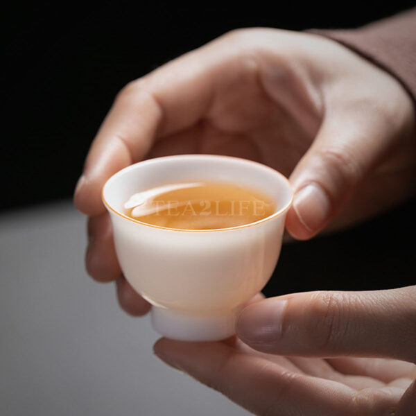 White Porcelain Small Kung Fu Tea Cup