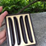 Black Walnut Wood Inlaid Copper Coaster Type B photo review